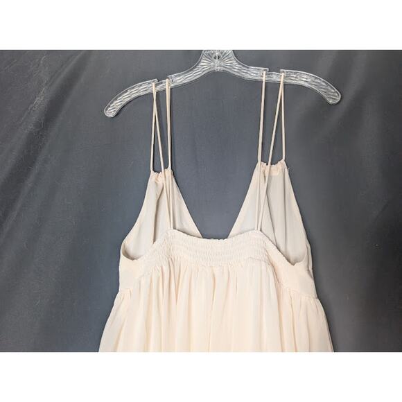 BLUSH BJ Womens off white prom party event dress sheer size Medium - Picture 8 of 8